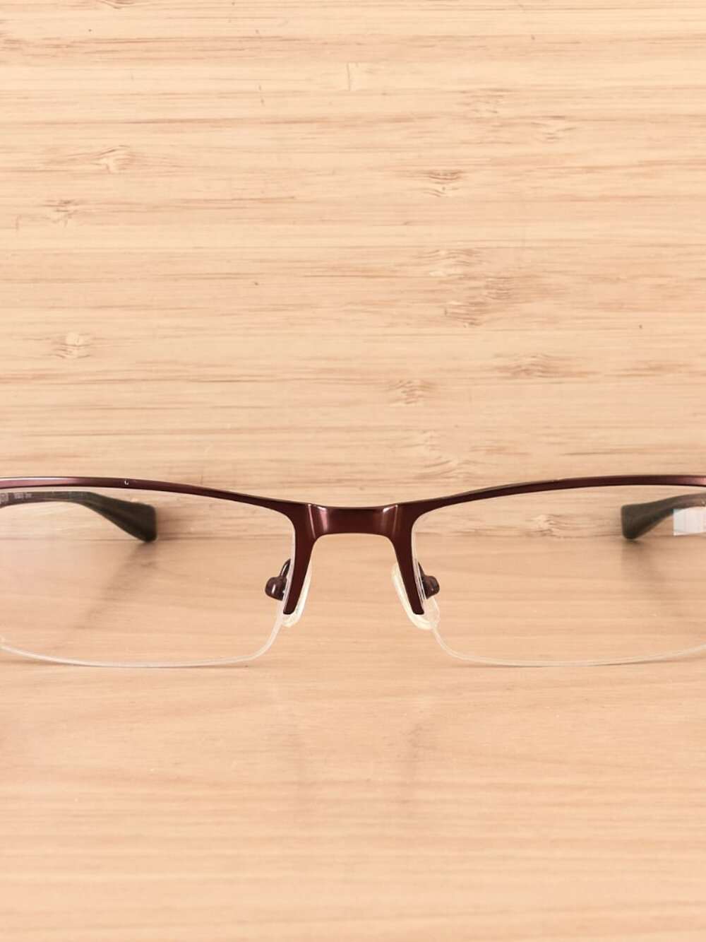 Share Dakota Smith Tenacity Eyeglasses Frame Brown Semi Rimless 54-18-140